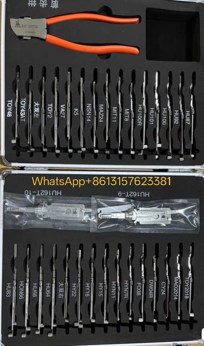 🔧 Lishi 2-in-1 32 Pieces Locksmith Tool Set | Professional Locksmith Tool