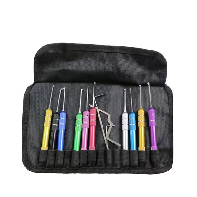 🧰Colored Kaba Hook 10-Piece Set | Professional Locksmith Hook Tools