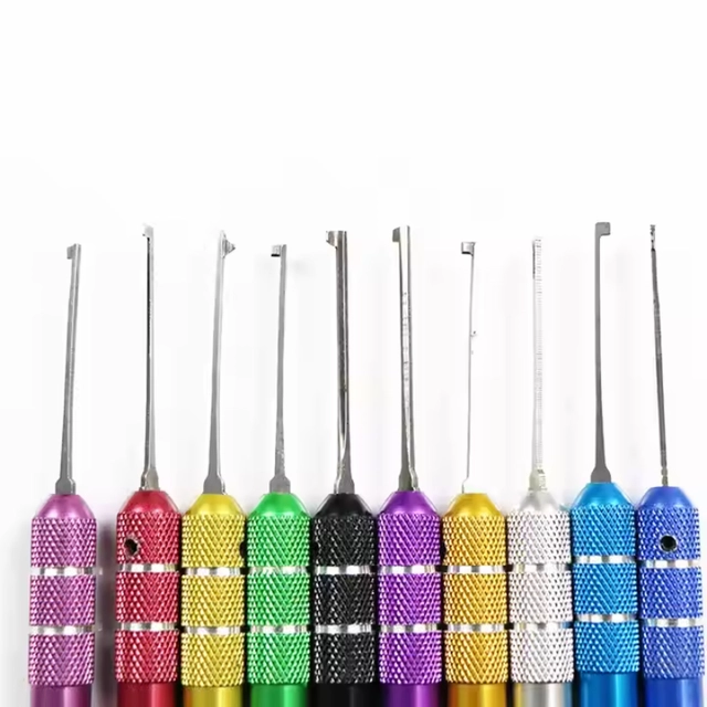 🧰Colored Kaba Hook 10-Piece Set | Professional Locksmith Hook Tools