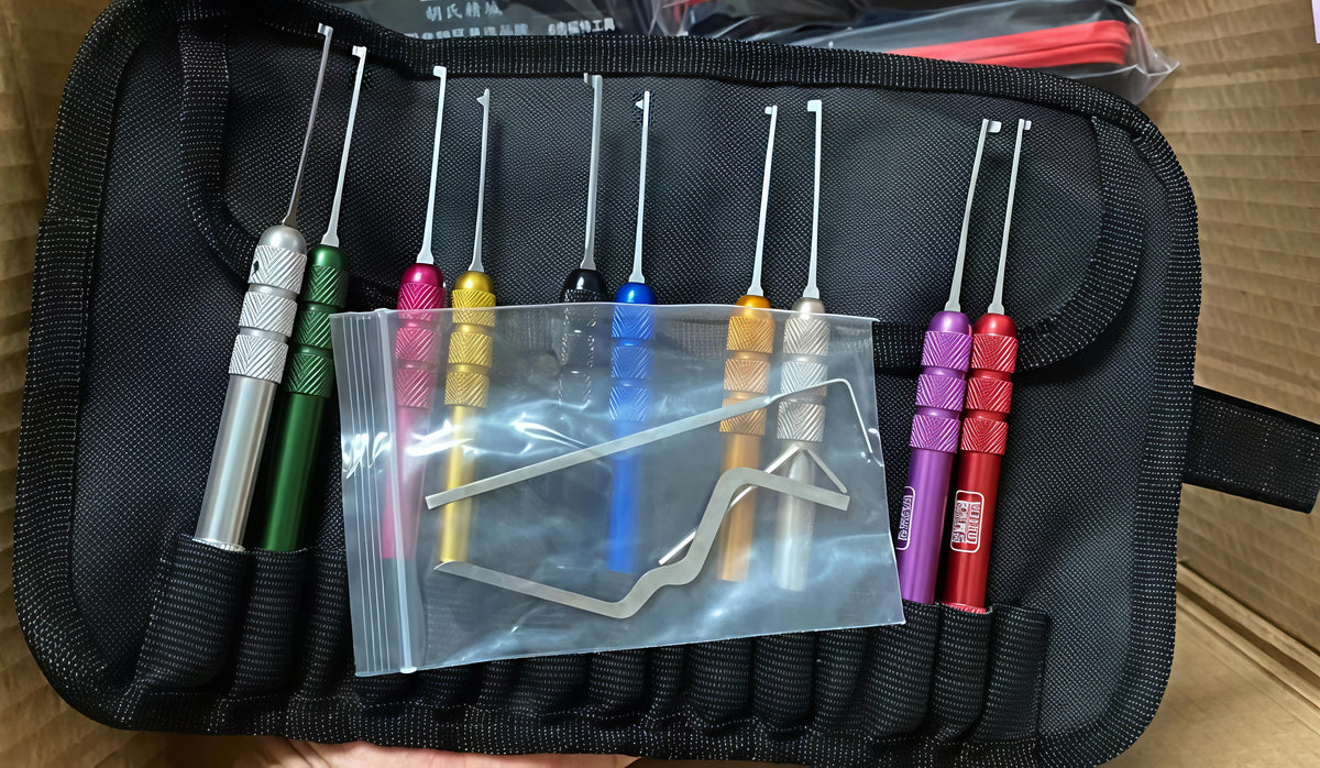 🧰Colored Kaba Hook 10-Piece Set | Professional Locksmith Hook Tools