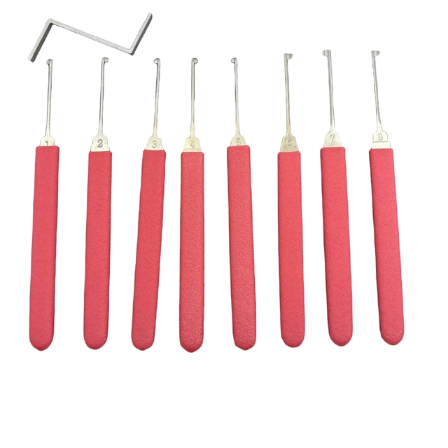 🧰HUK Kaba Single Hook 8-Piece Set | Civil Lock Maintenance Tools