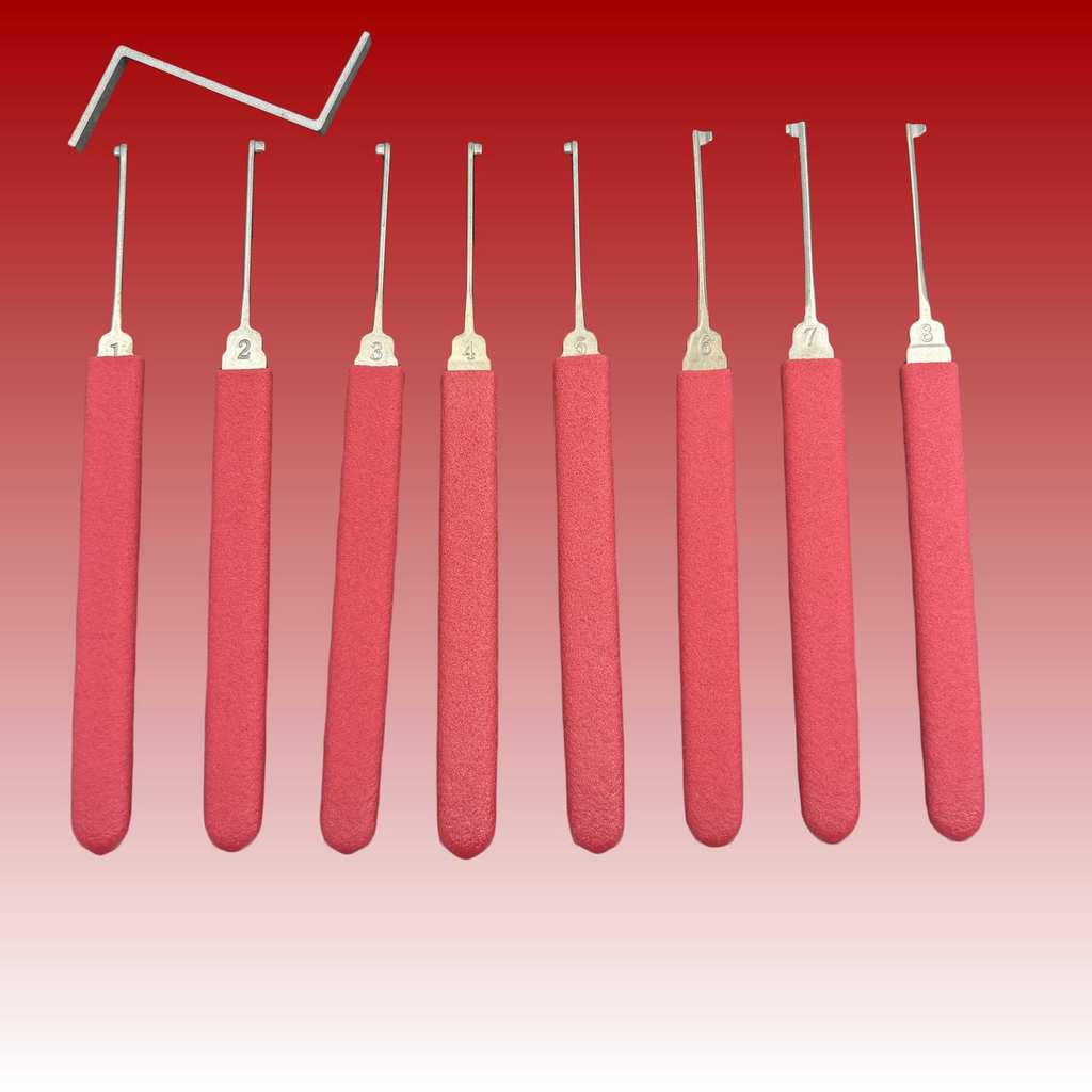🧰HUK Kaba Single Hook 8-Piece Set | Civil Lock Maintenance Tools