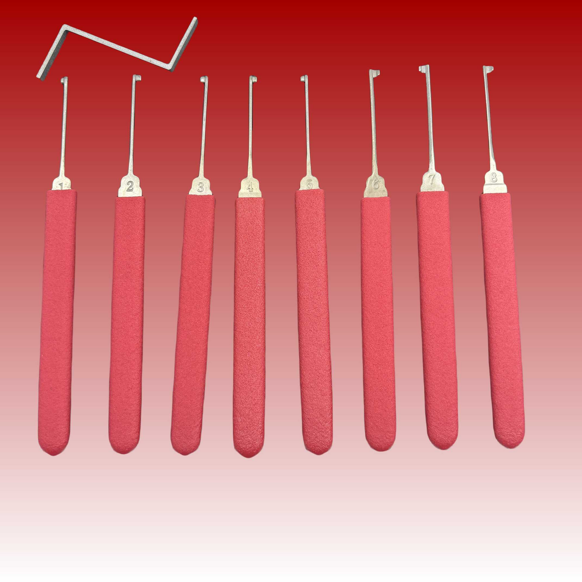 🧰HUK Kaba Single Hook 8-Piece Set | Civil Lock Maintenance Tools