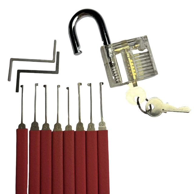 🧰HUK Kaba Single Hook 8-Piece Set | Civil Lock Maintenance Tools