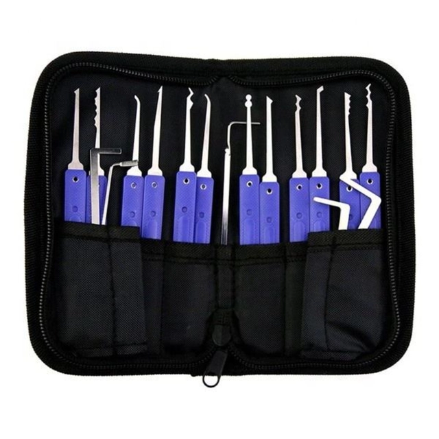🧰17-Piece Civil Multi-Functional Single Hook Lock Pick Set | Professional Locksmith Tools