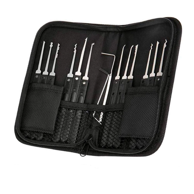🧰17-Piece Civil Multi-Functional Single Hook Lock Pick Set | Professional Locksmith Tools