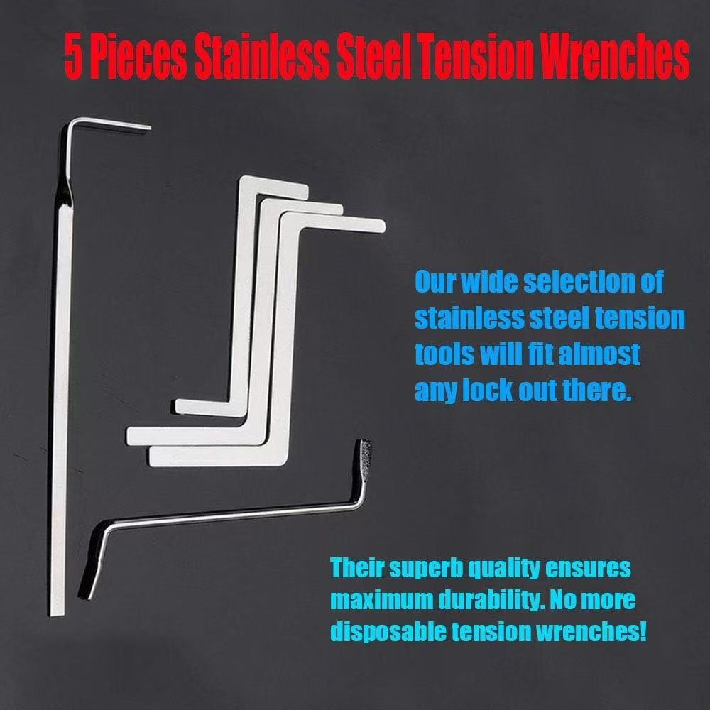 🧰17-Piece Civil Multi-Functional Single Hook Lock Pick Set | Professional Locksmith Tools