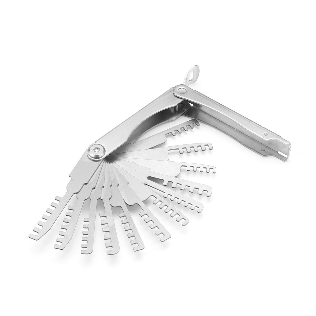 🧰12 in 1 Folding Lock Comb Pick Tool | Portable Professional Locksmith Tools