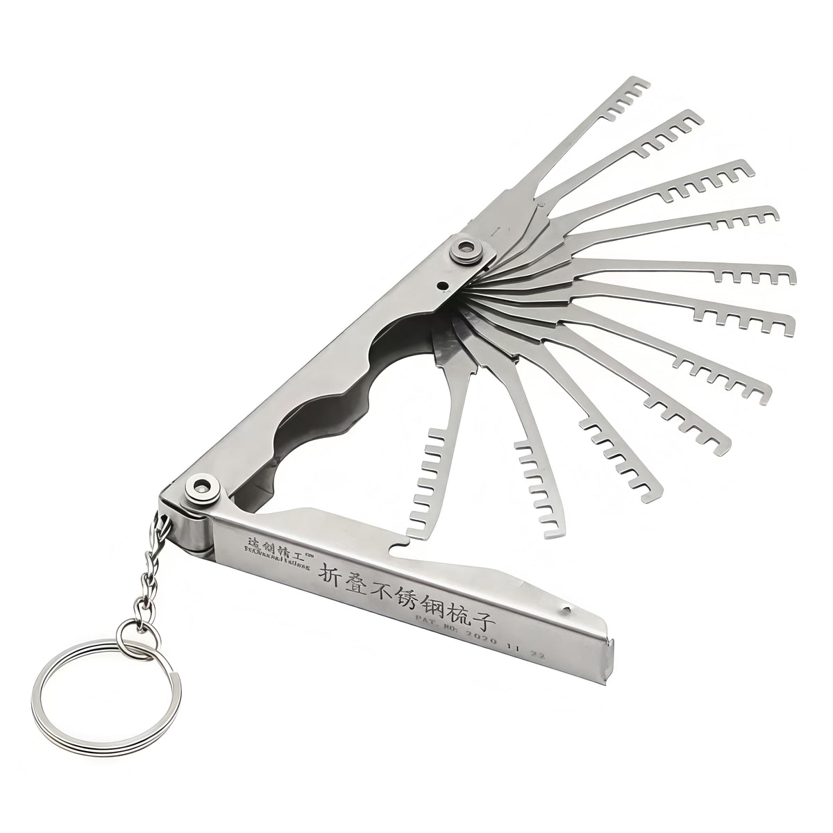 🧰12 in 1 Folding Lock Comb Pick Tool | Portable Professional Locksmith Tools