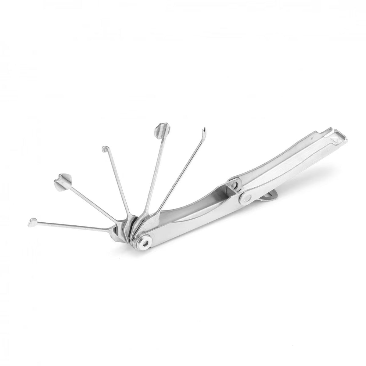 🧰5 in 1 Folding Lock Pick Tool | Portable Professional Locksmith Tools