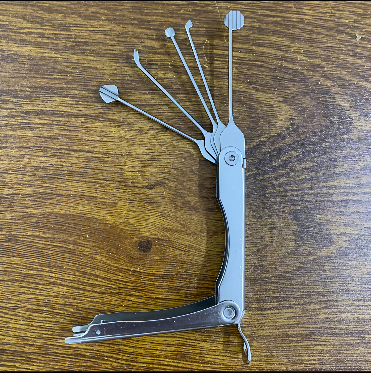 🧰5 in 1 Folding Lock Pick Tool | Portable Professional Locksmith Tools