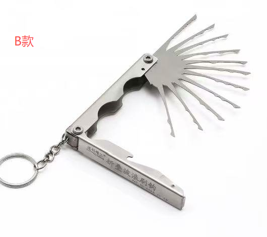 🧰Folding Wave Hook Lock Pick Tool | Portable Keychain Locksmith Tools