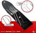 🧰11 Pieces Single Hook & Rake Lock Pick Set | Bestseller in Europe & America Professional Locksmith Tools