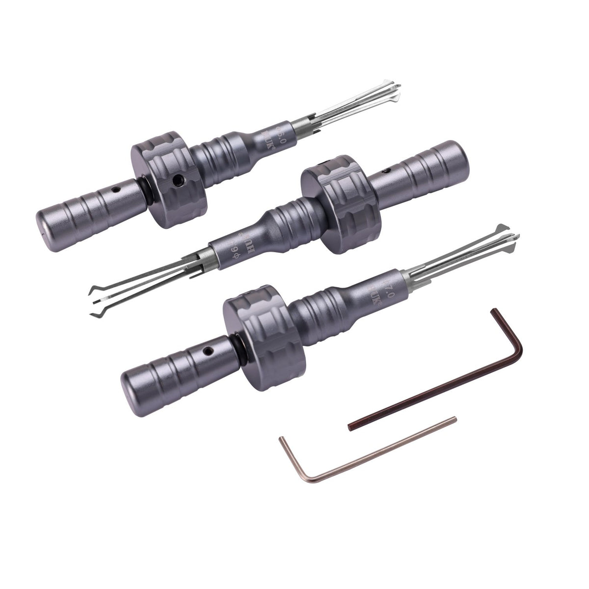 🧰HUK 3Pcs Cross Lock Pick Set | Professional Cross Locksmith Tools