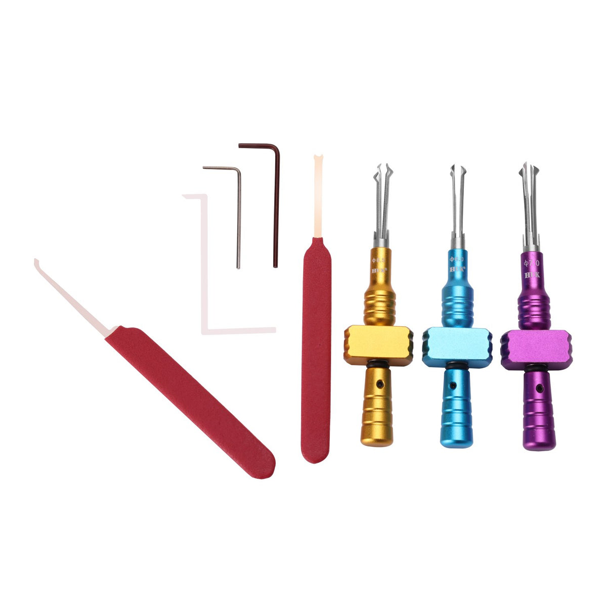 🧰HUK Cross Lock Tool Set | Professional Cross Locksmith Maintenance Tools