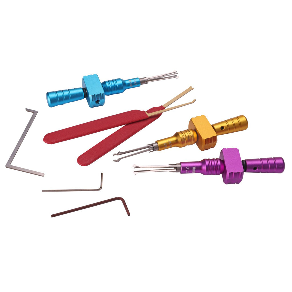 🧰HUK Cross Lock Tool Set | Professional Cross Locksmith Maintenance Tools