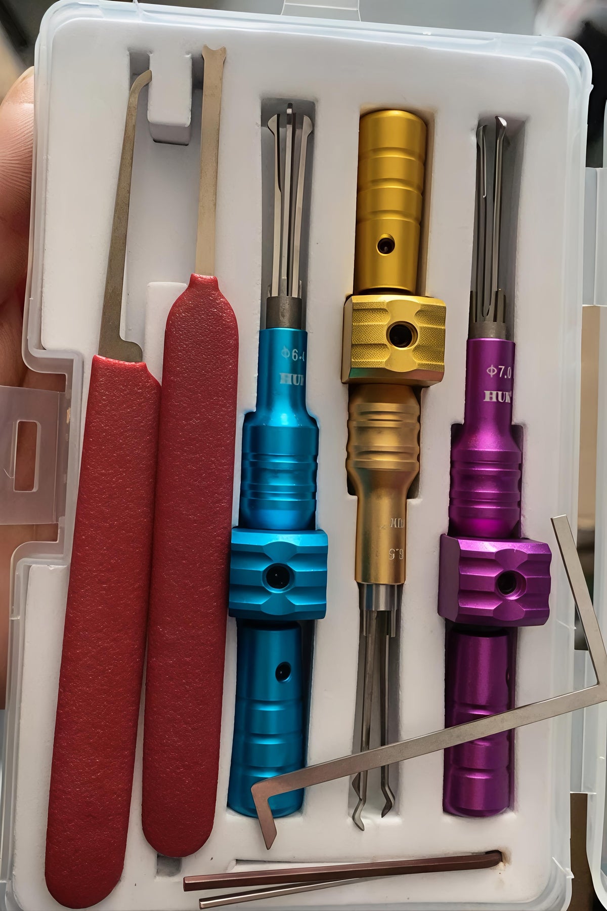 🧰HUK Cross Lock Tool Set | Professional Cross Locksmith Maintenance Tools