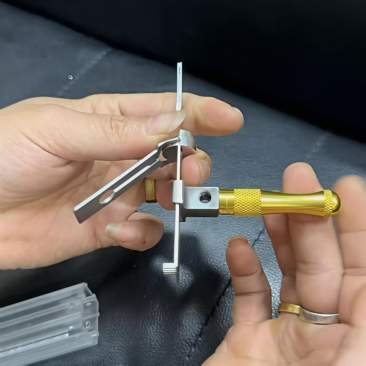 🧰Single 2-in-1 Tension Wrench | Auxiliary Tool for 2-in-1 Lock Pick Tool