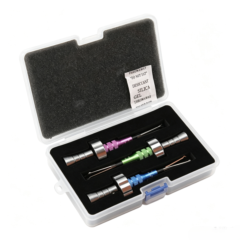 🧰HUK 3Pcs Cross Lock Pick Set | Professional Cross Locksmith Tools