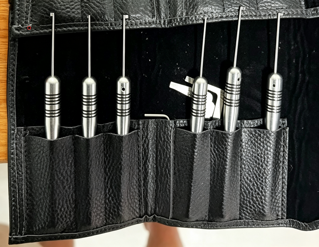 🧰Kaba Hook 6Pcs Set | Locksmith Kaba Hook Pick Tools with Leather Storage Case