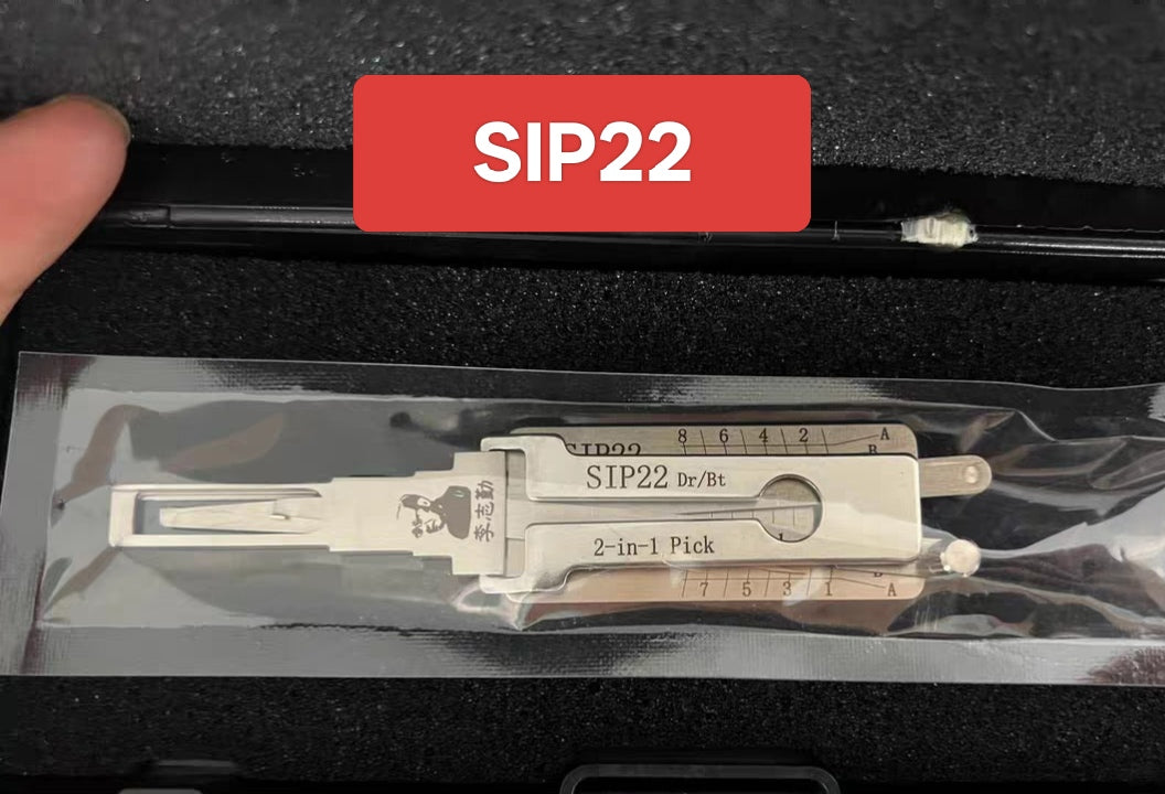 🔧 Lishi SIP22 2‑in‑1 Car Lock Pick & Decoder | Professional Locksmith Tool