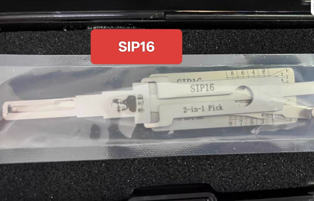 🔧 Lishi SIP16 2‑in‑1 Car Lock Pick & Decoder | Professional Locksmith Tool