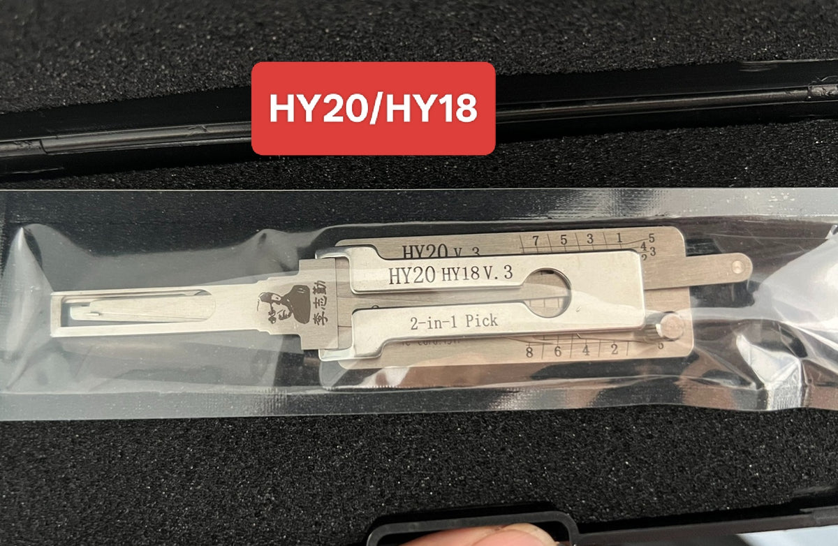 🔧 Lishi HY20/HY18 2‑in‑1 Car Lock Pick & Decoder | Professional Locksmith Tool