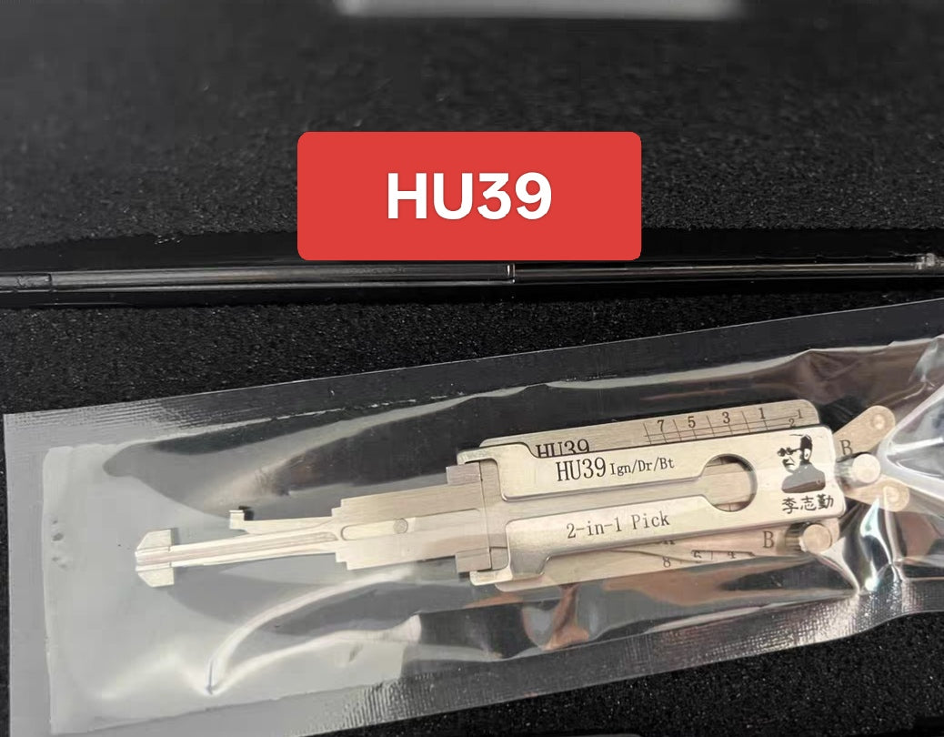 🔧 Lishi HU39 2‑in‑1 Car Lock Pick & Decoder | Professional Locksmith Tool