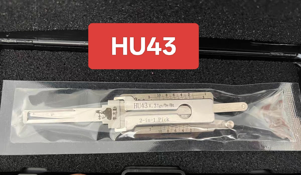 🔧 Lishi HU43 2‑in‑1 Car Lock Pick & Decoder | Professional Locksmith Tool