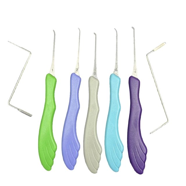 🔧 5‑Piece Lock Pick Set With Storage Pouch | Professional Locksmith Tools